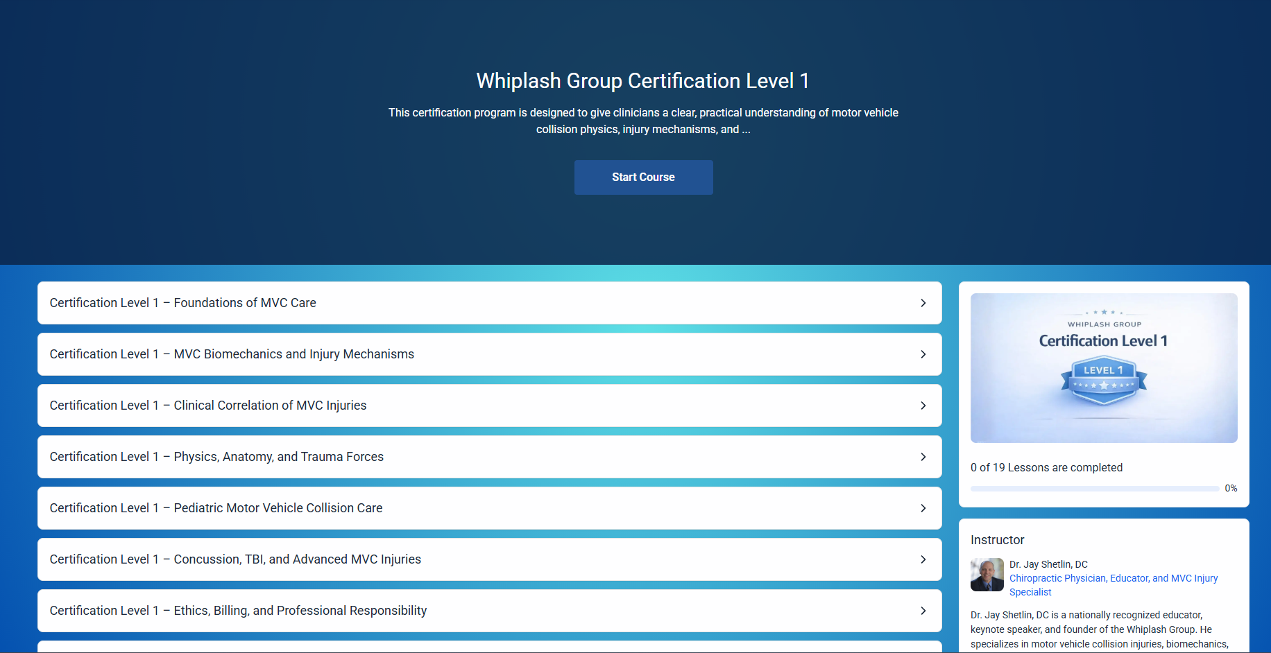 Whiplash Group Certification Platform