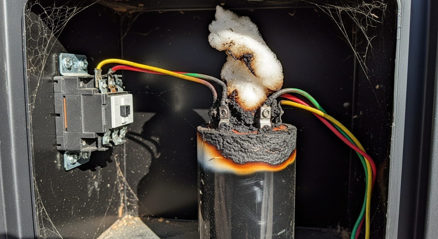 Before: failed HVAC system needing repair Parker AZ