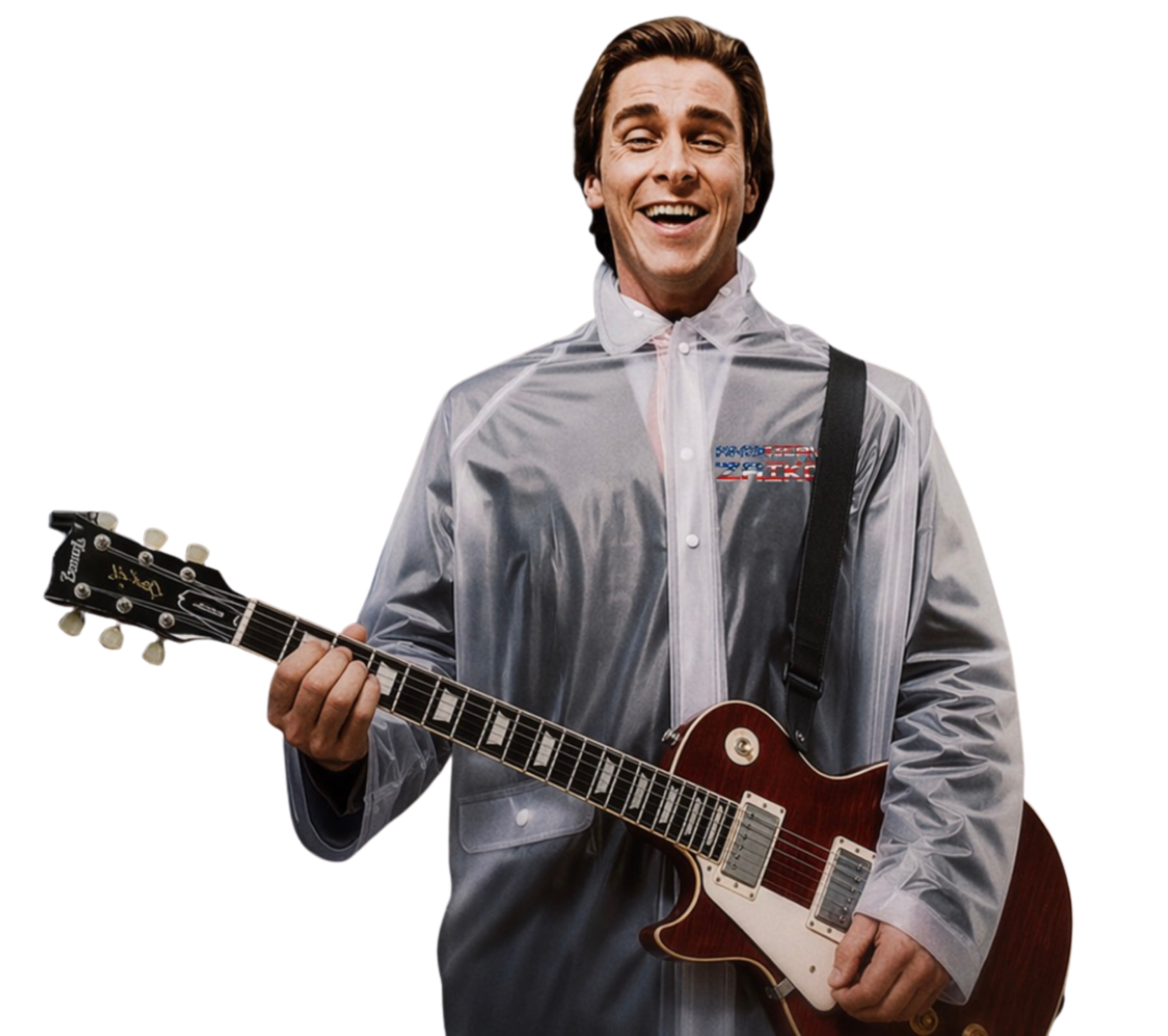 Man playing guitar, promoting the Zaiko Anthem and automotive dealer success.