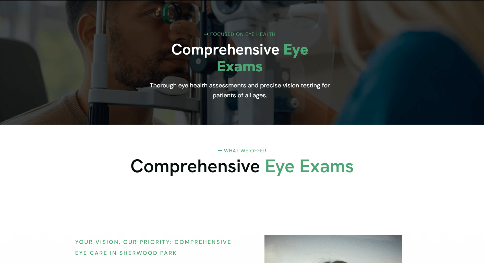 Aspen Eye Care Section