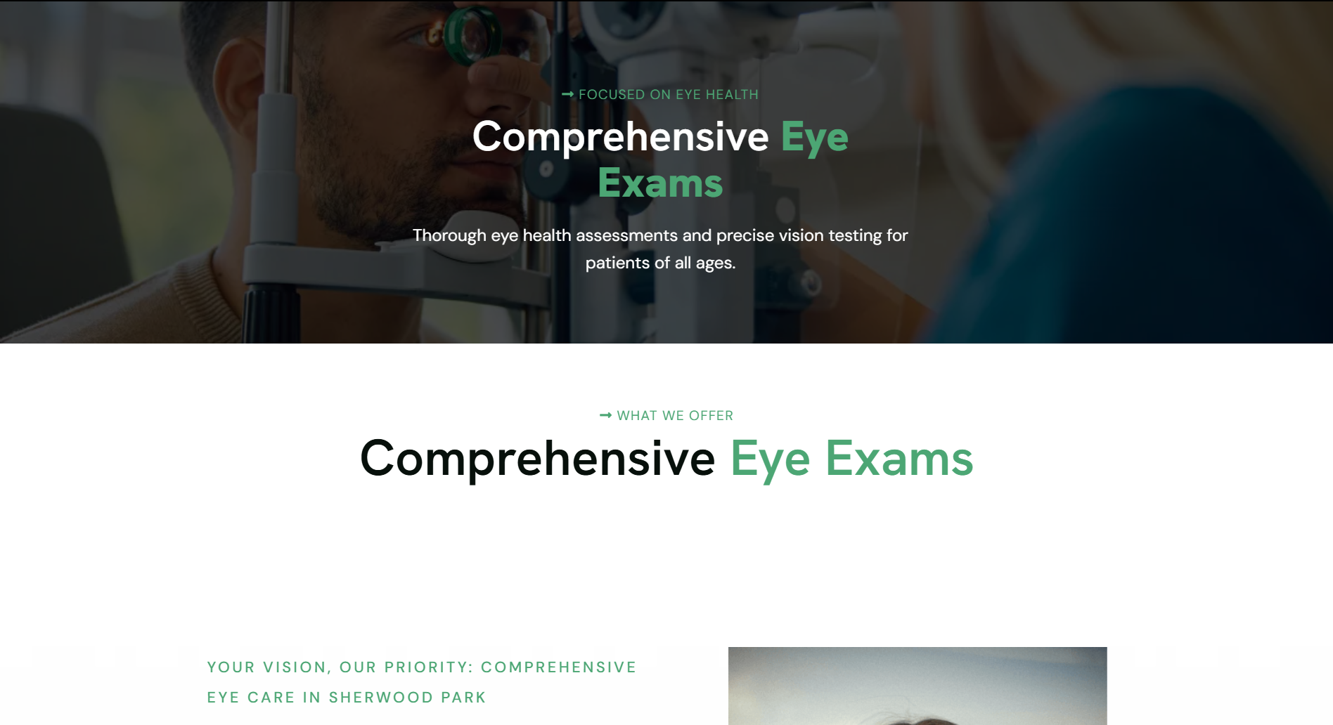 Aspen Eye Care Section