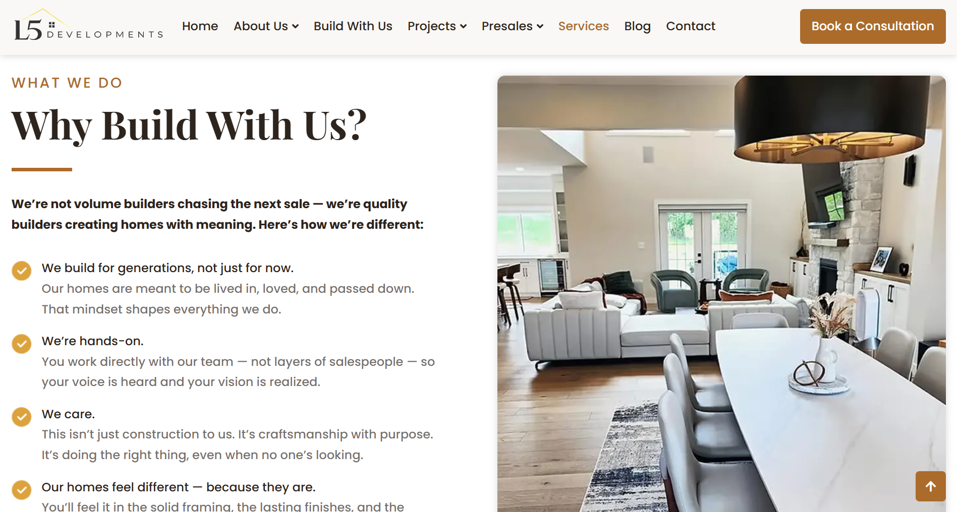 L5 Developments Section