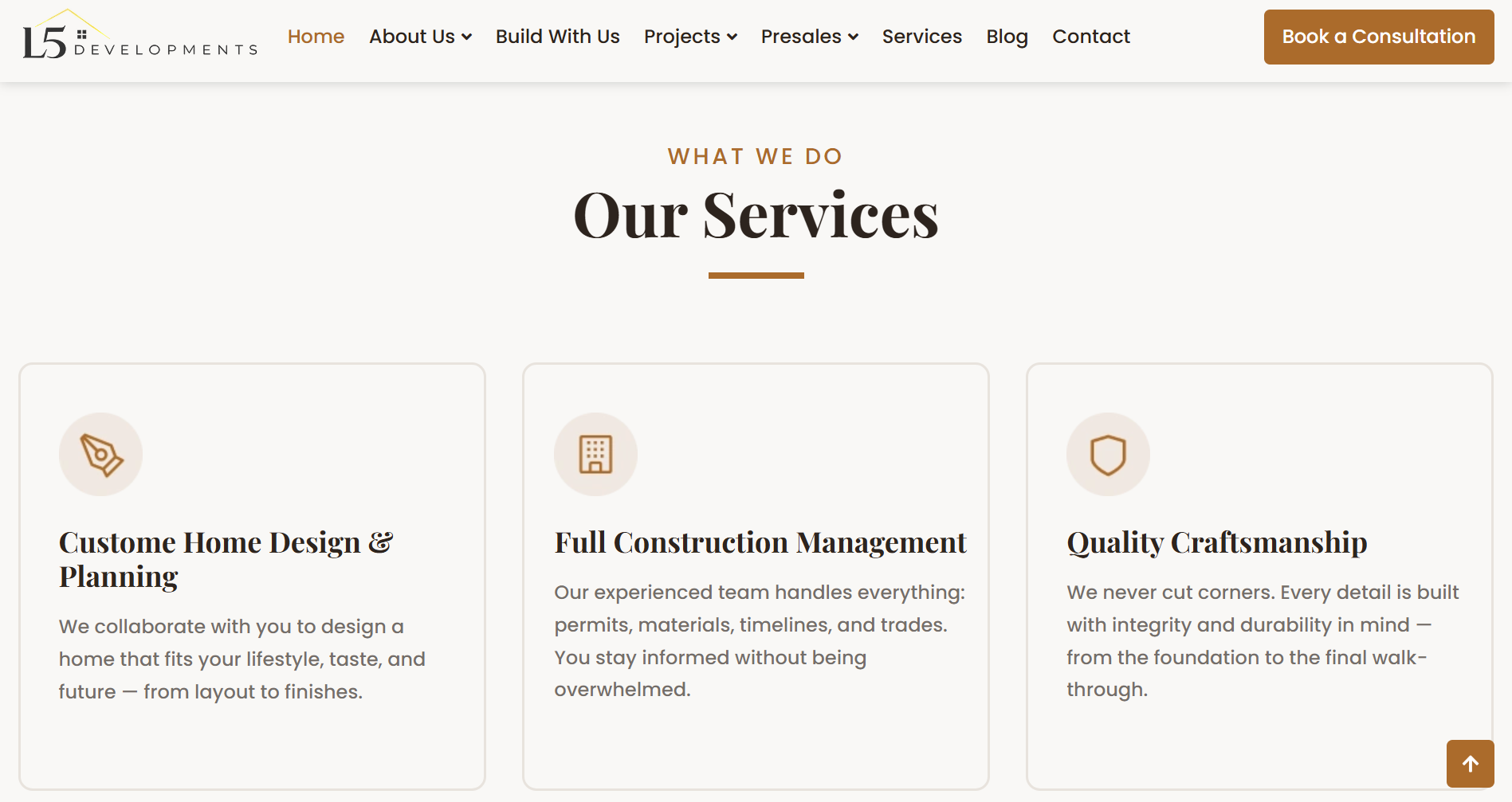 L5 Developments Section