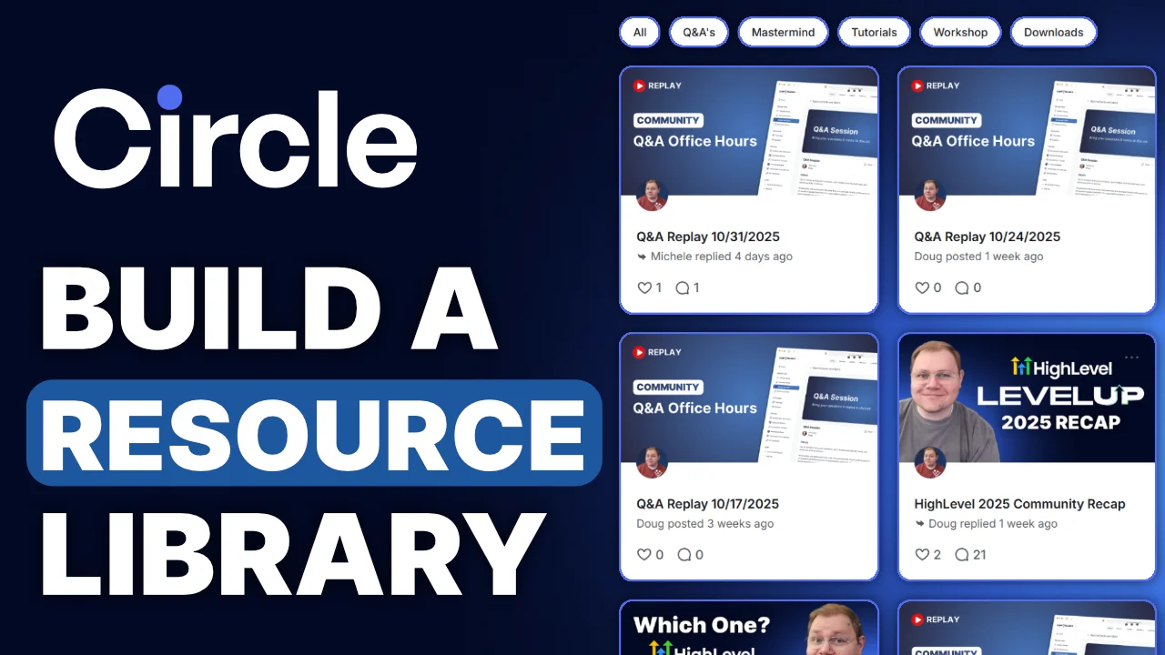 How to Create a Resource Library in Circle