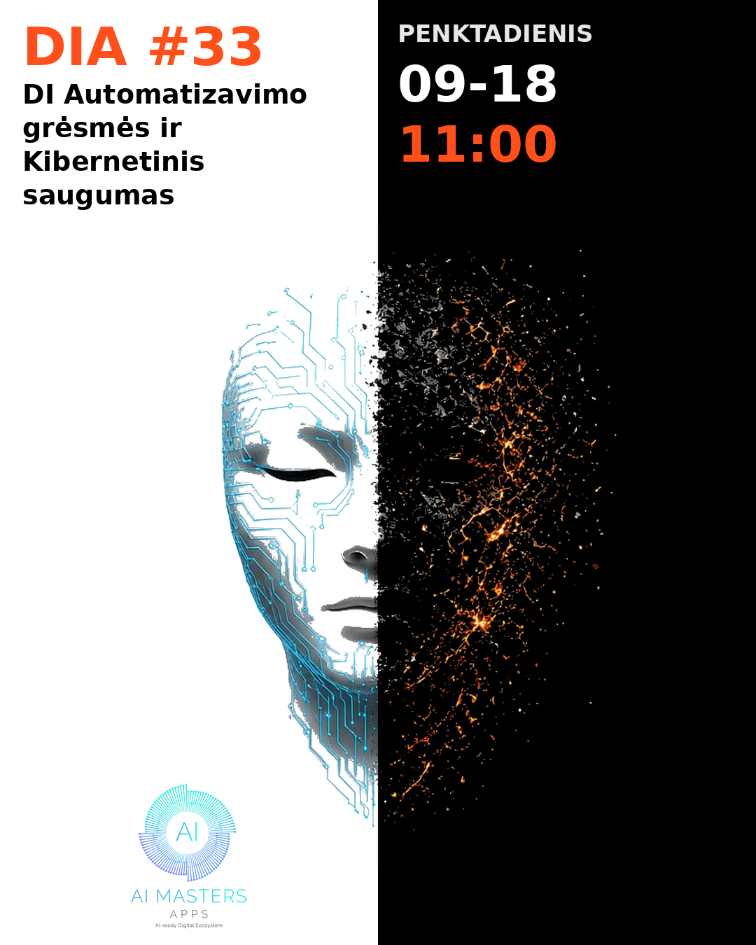 DIA #33 - DI Automatizavimo grėsmės ir Kibernetinis saugumas