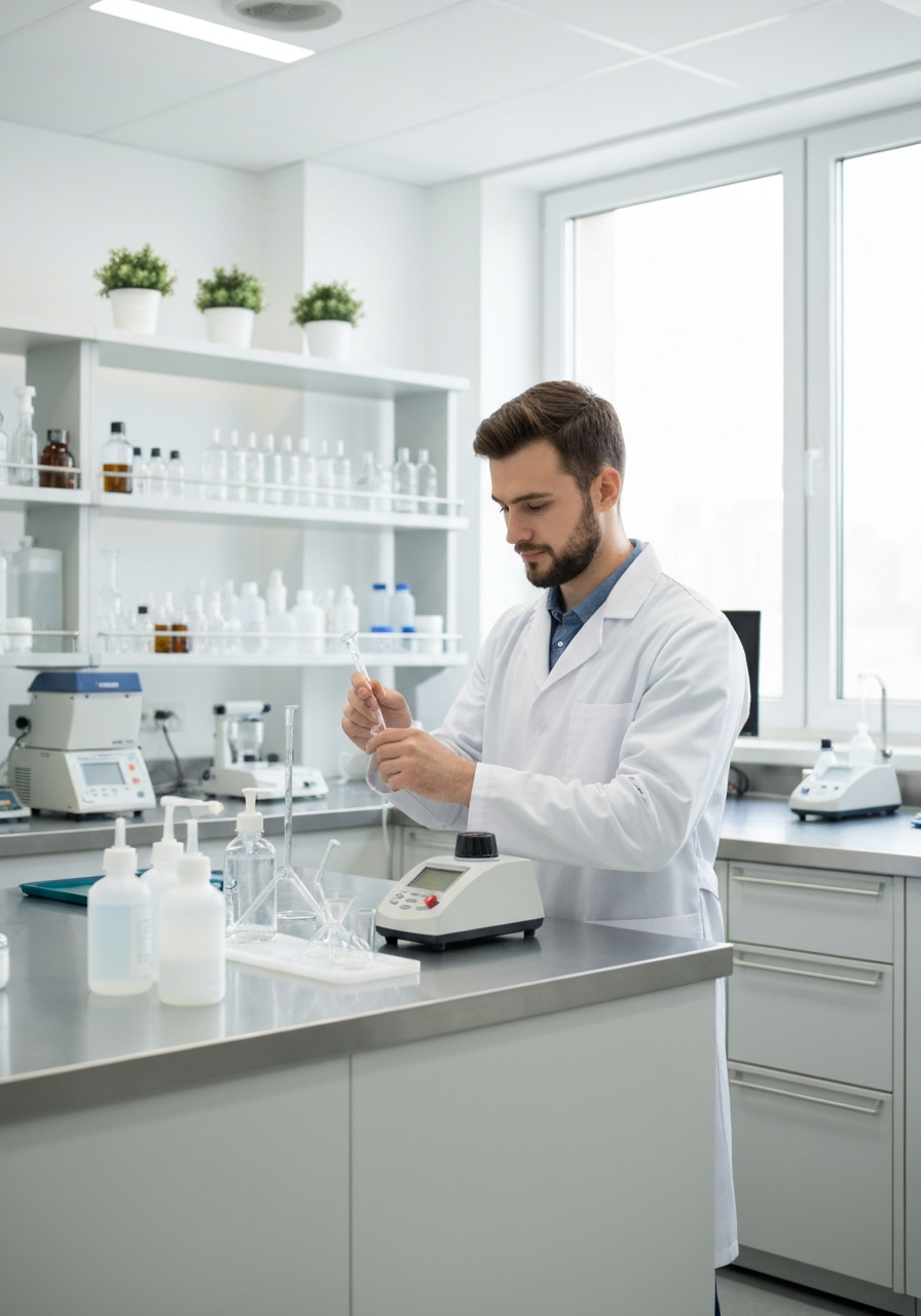 Scientist in lab