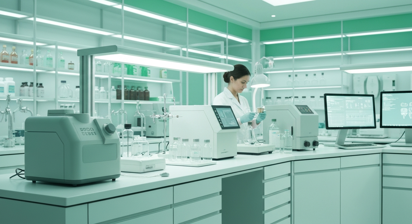 Cosmetic chemistry lab focusing on dental care