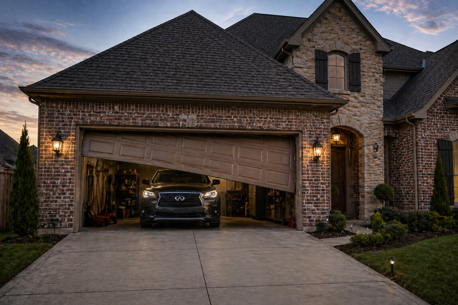 Professional garage door spring and cable repair in Tulsa