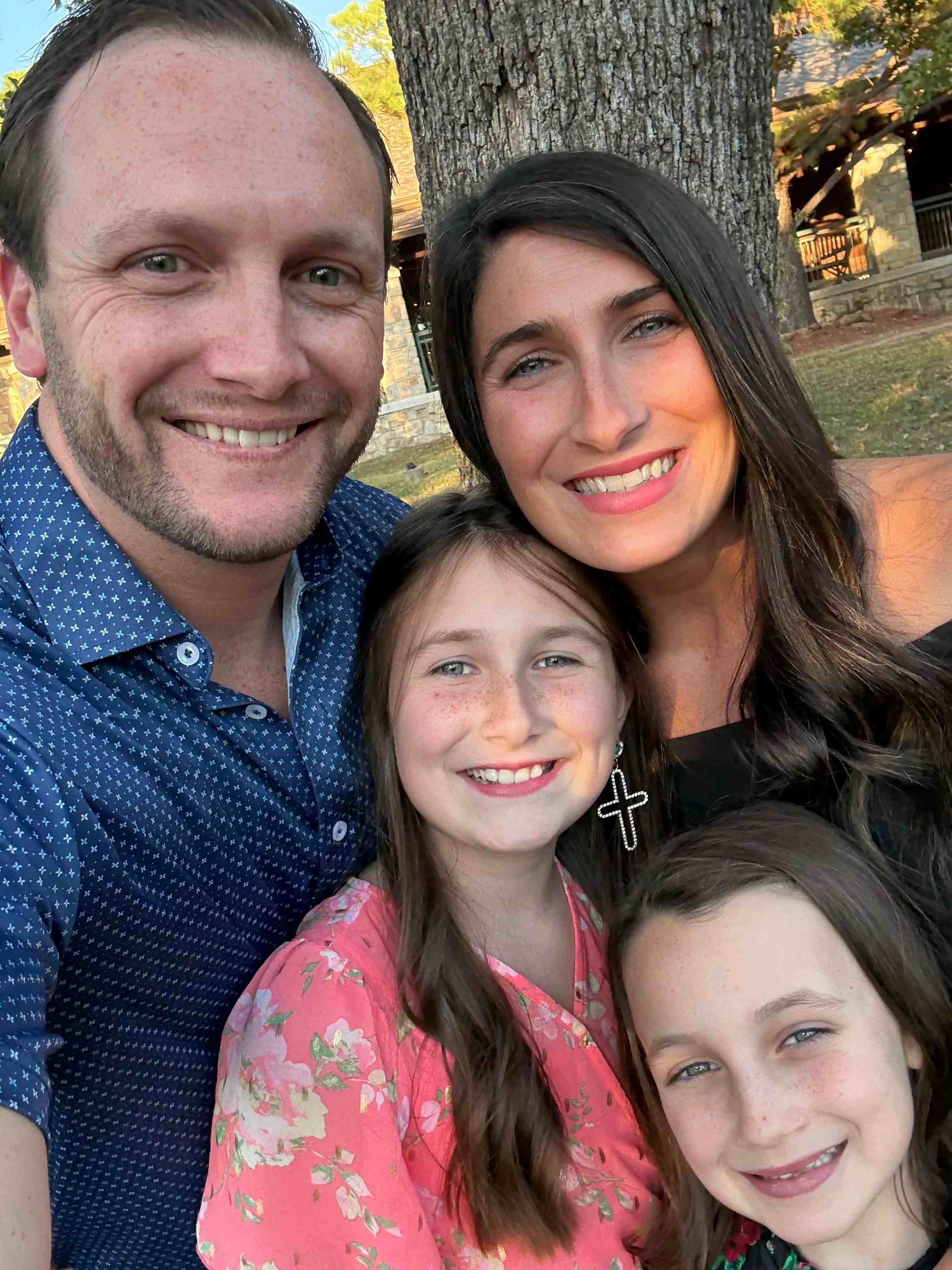 Inspired Garage Door owner Matt Hosie and his family