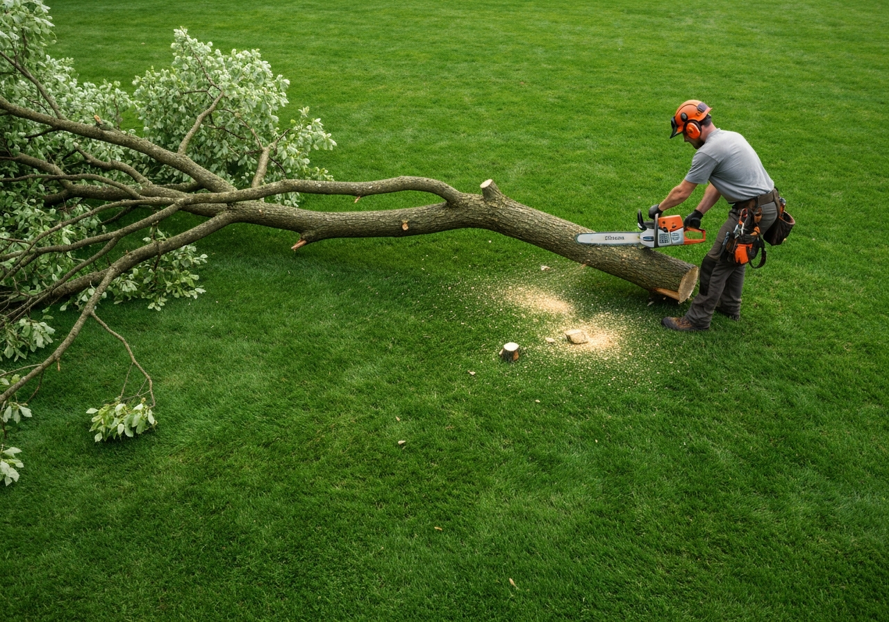 Fallen Tree Cutting