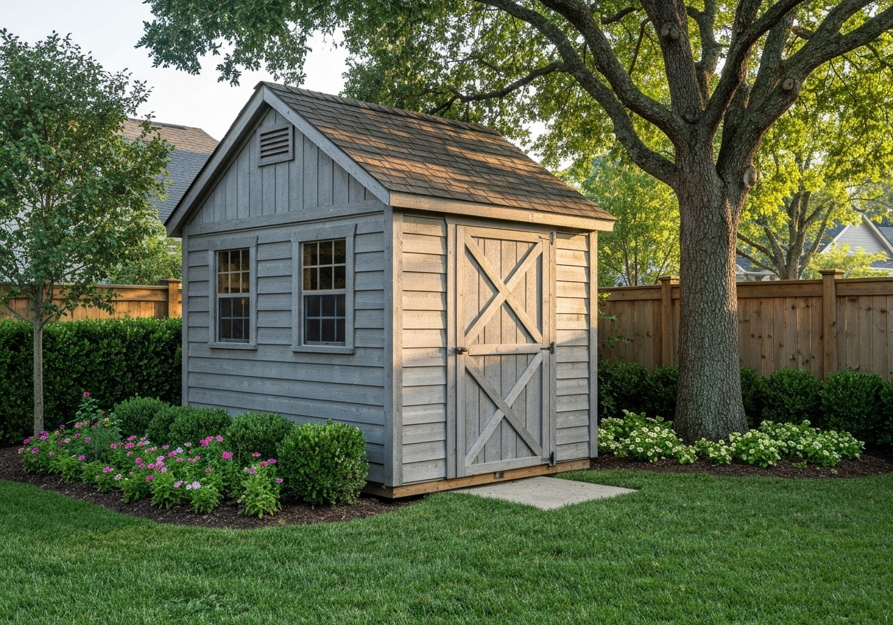 Reliable storage shed