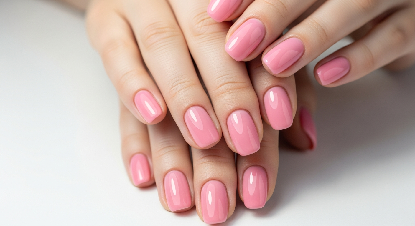 Builder Gel Nails Arlington VA — healthy, glossy nails at Tenley Nails Arlington