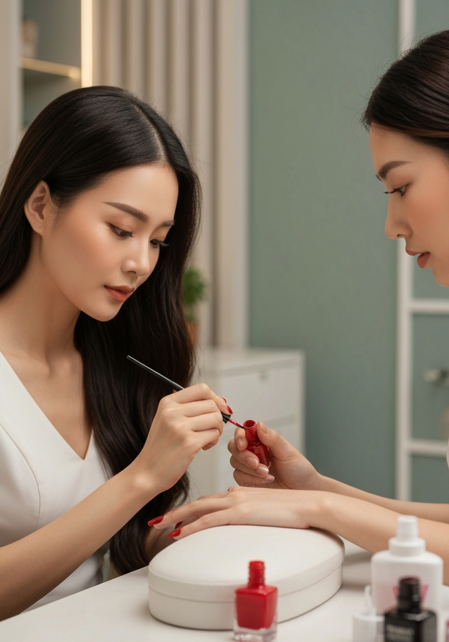 Beautiful long-lasting gel manicure in Arlington VA