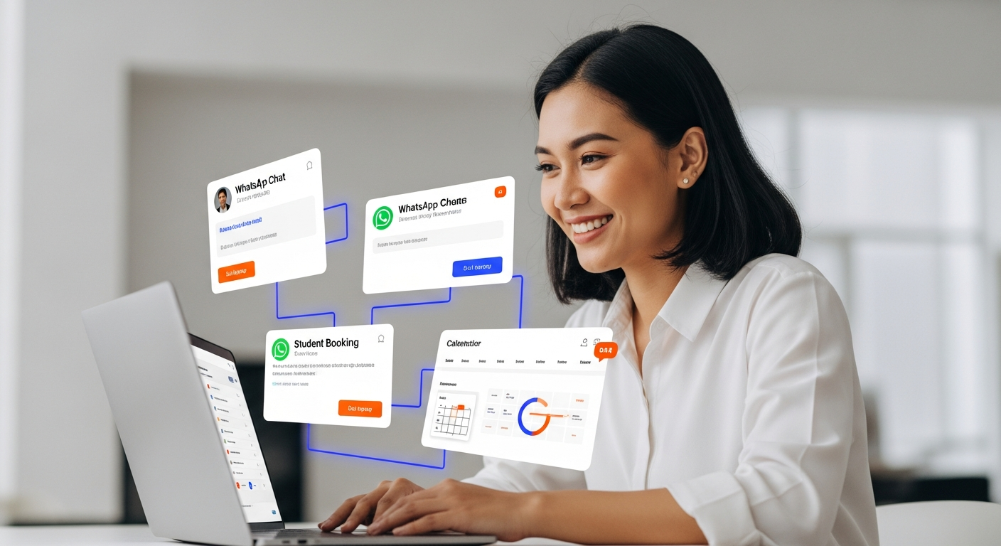 Dashboard CRM Bimbel dan Kursus di Indonesia