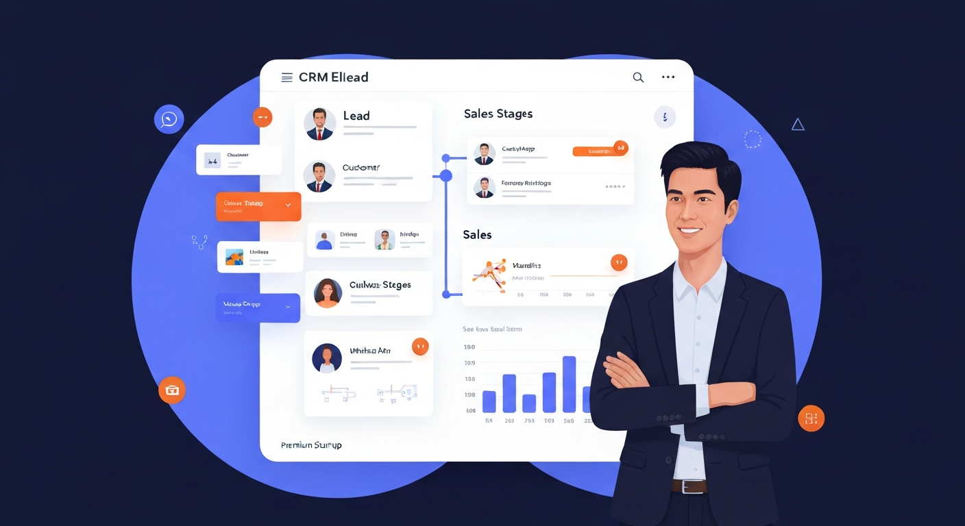 CRM Bisnis Dashboard