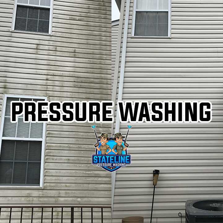 Stateline Pressure Washing Before & After 1