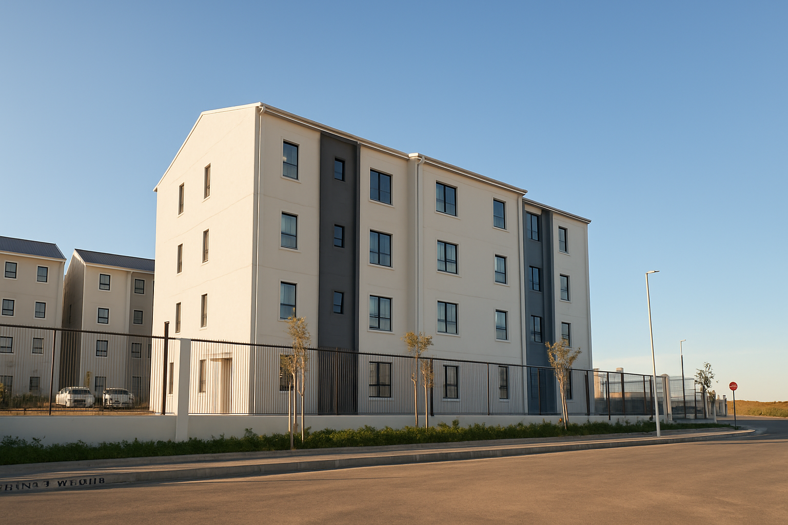 Pioneer Views Exterior — Evening Light