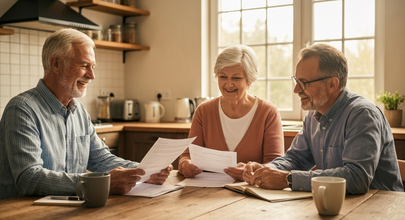 Free Medicare consultation in Gloucester County NJ Medicare advisor meeting with Gloucester County NJ senior couple