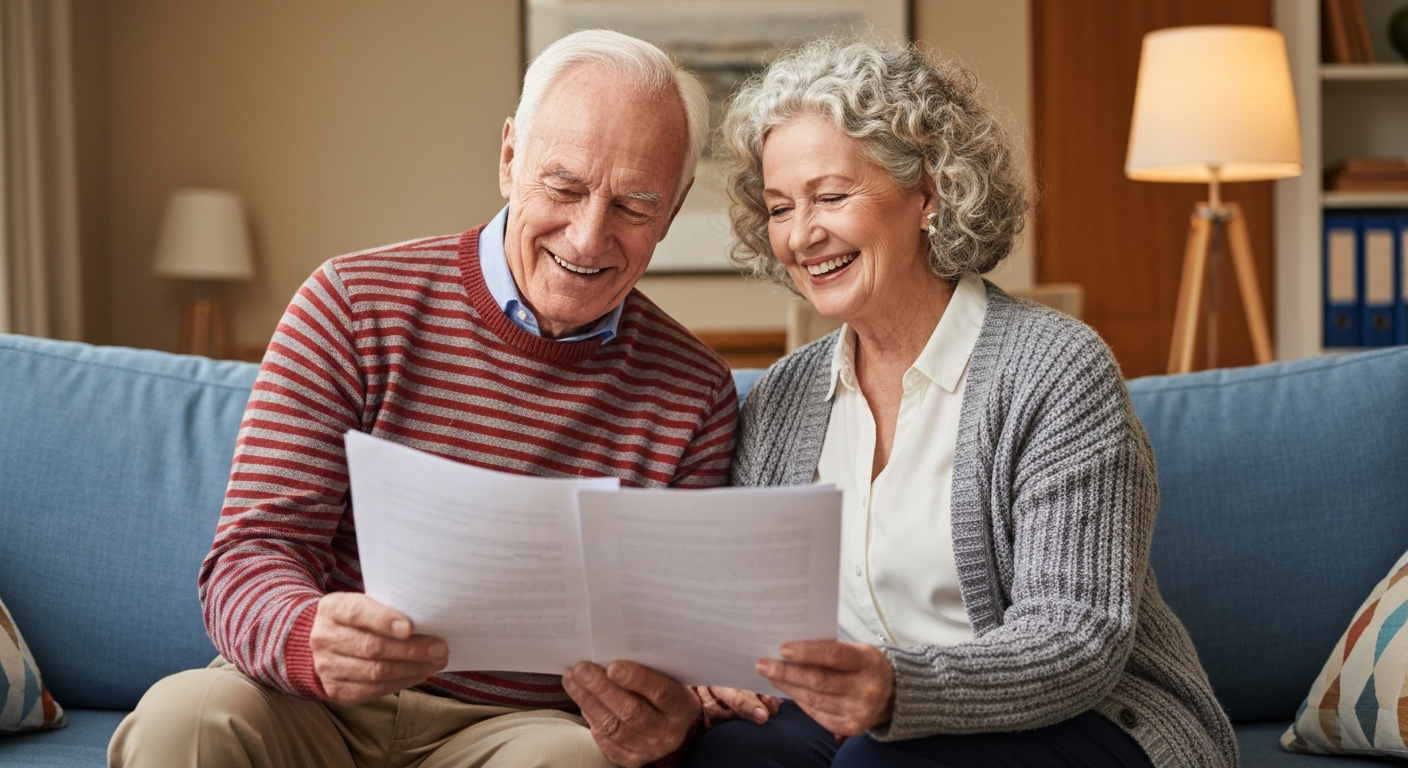 Medicare reviews across Woodbury, Glassboro, Sewell, and Gloucester County NJ Senior couple in Glassboro NJ reviewing Medicare plan options at home