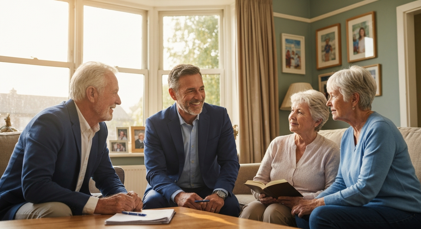 Medicare advisor consultation with Camden County NJ senior couple