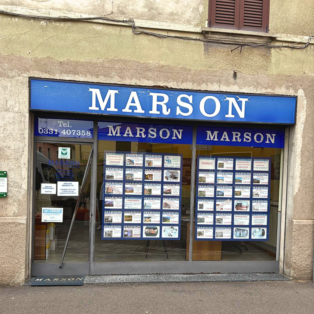 Agenzia immobiliare Marson sede di Canegrate - Foto vetrina e uffici 1