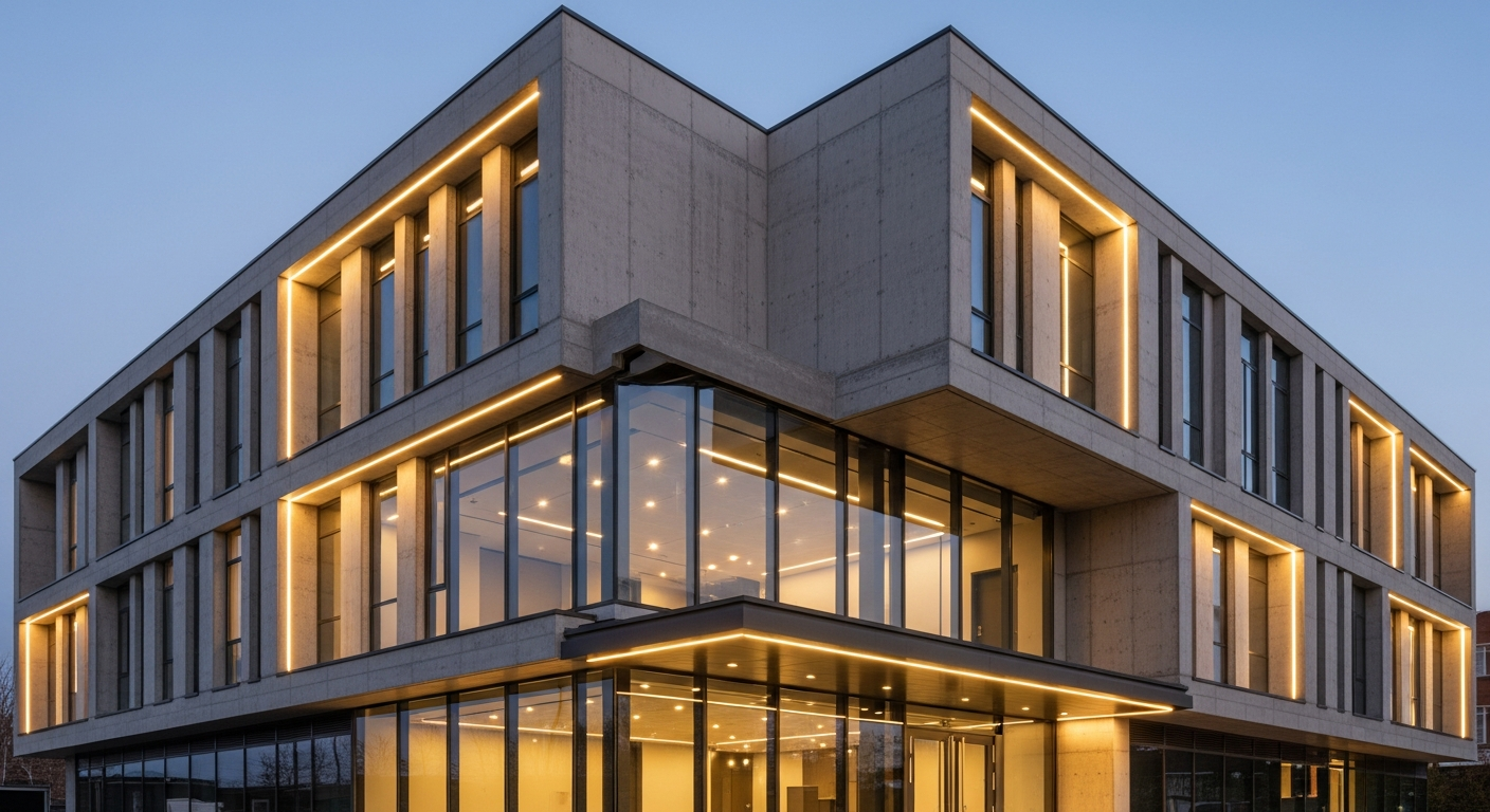 Large scale commercial building construction