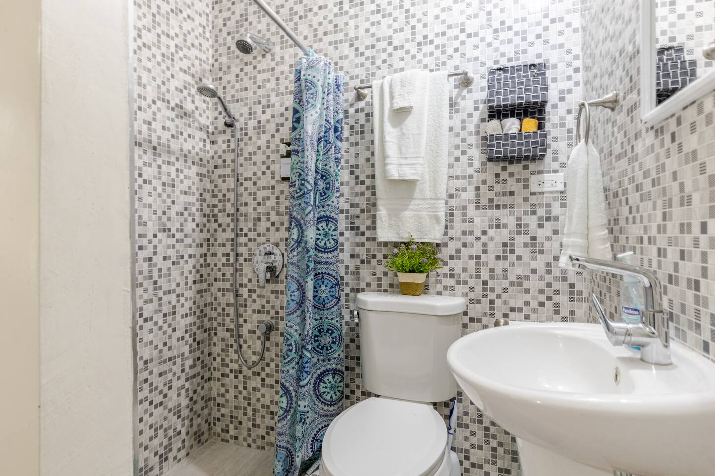 Private Bathroom with Walk-In Shower & Fresh Bath Linens