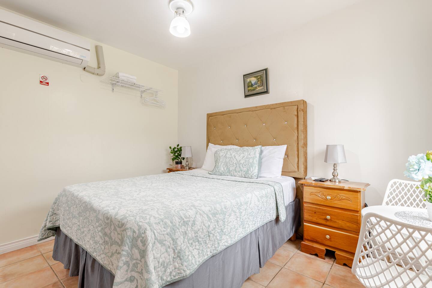 Comfortable Queen Suite with Climate AC & Storage