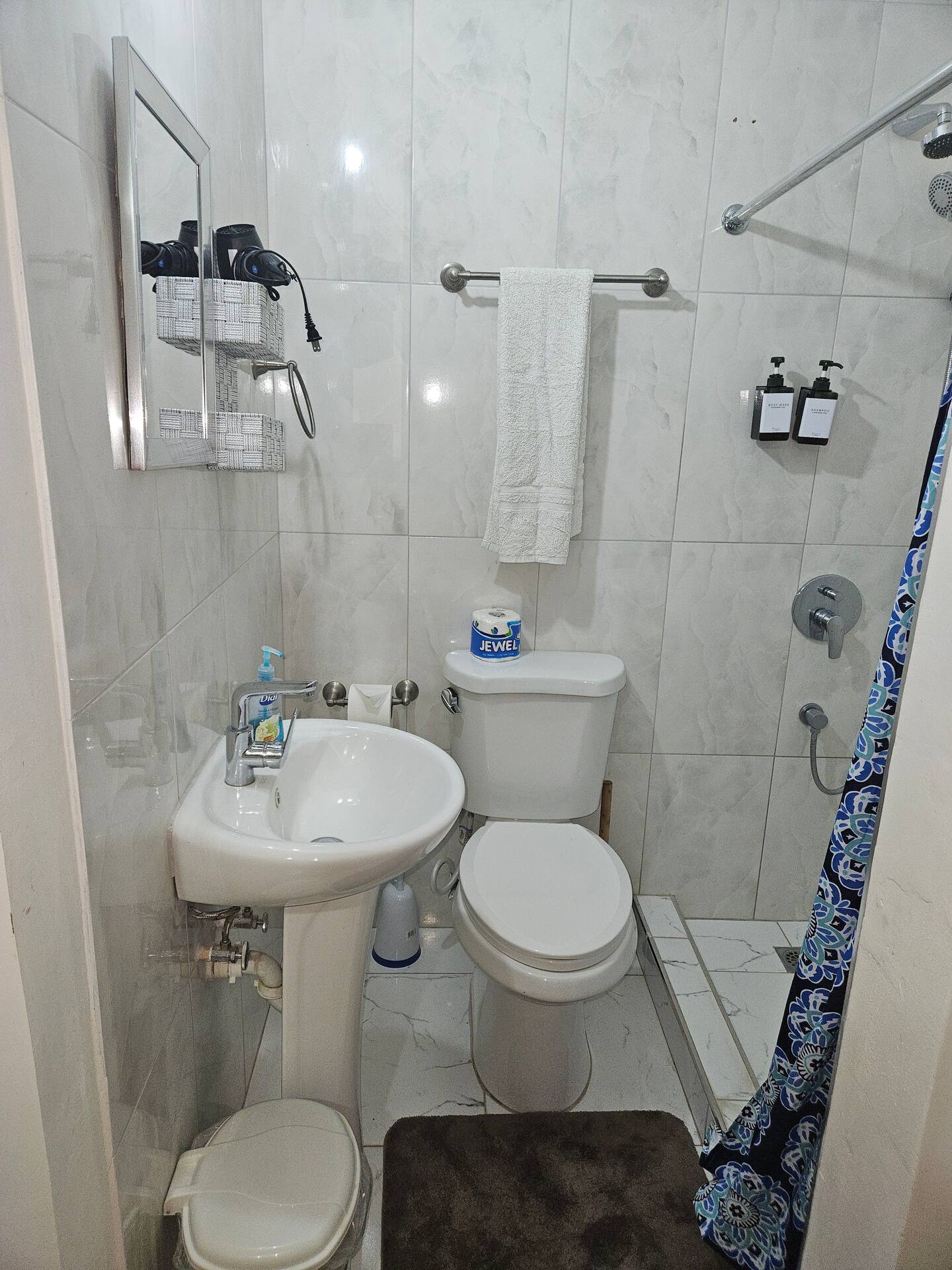 Full En-Suite Bath with Walk-In Shower & Amenities