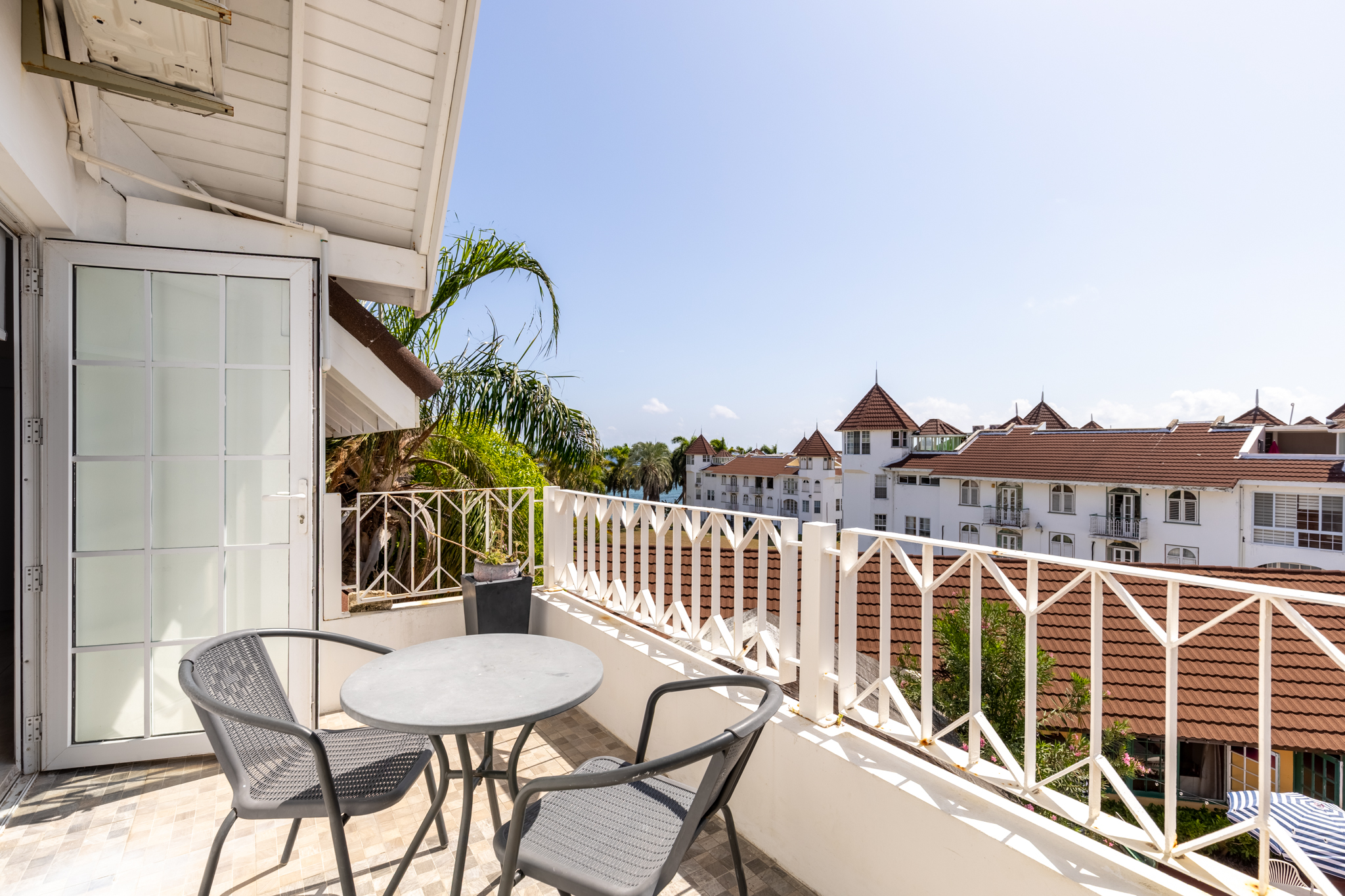 Lux Penthouse 207 - Private Rooftop Balcony Patio with Bistro Seating & Coastal Views