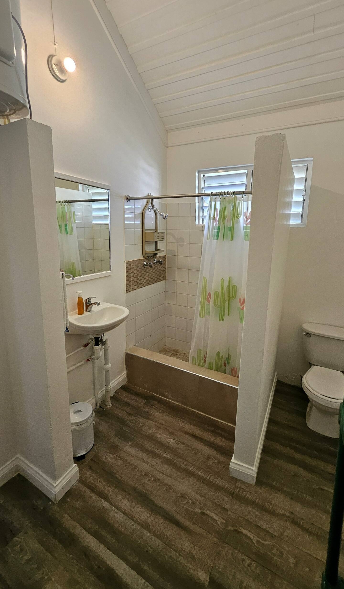 Clean Private Bathroom with Walk-In Shower & Vanity