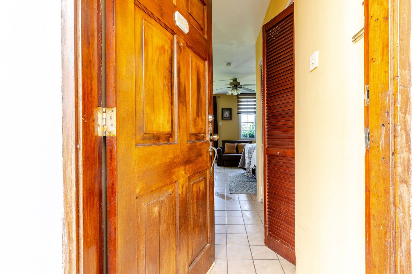 Private Apartment AG-9 Entrance Foyer Opening into the Studio Suite