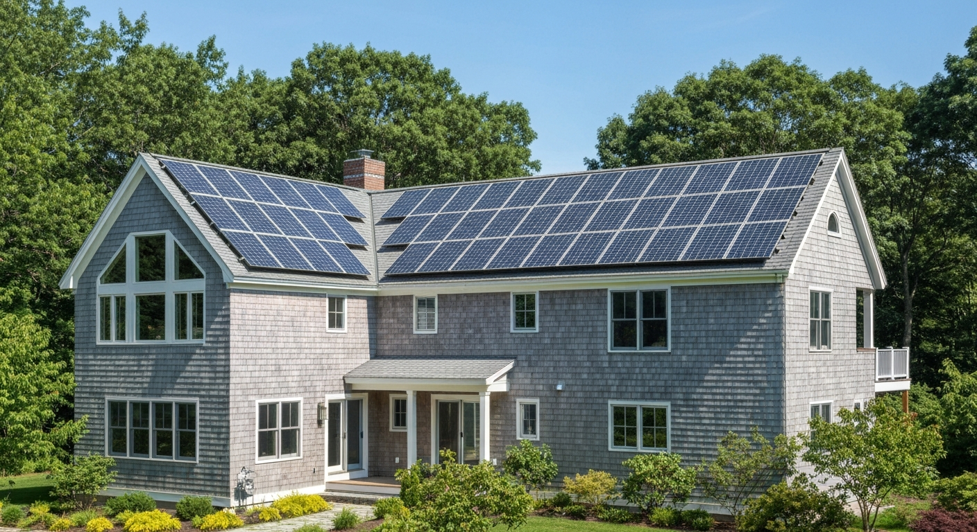 Solar-powered Massachusetts home with no property tax increase