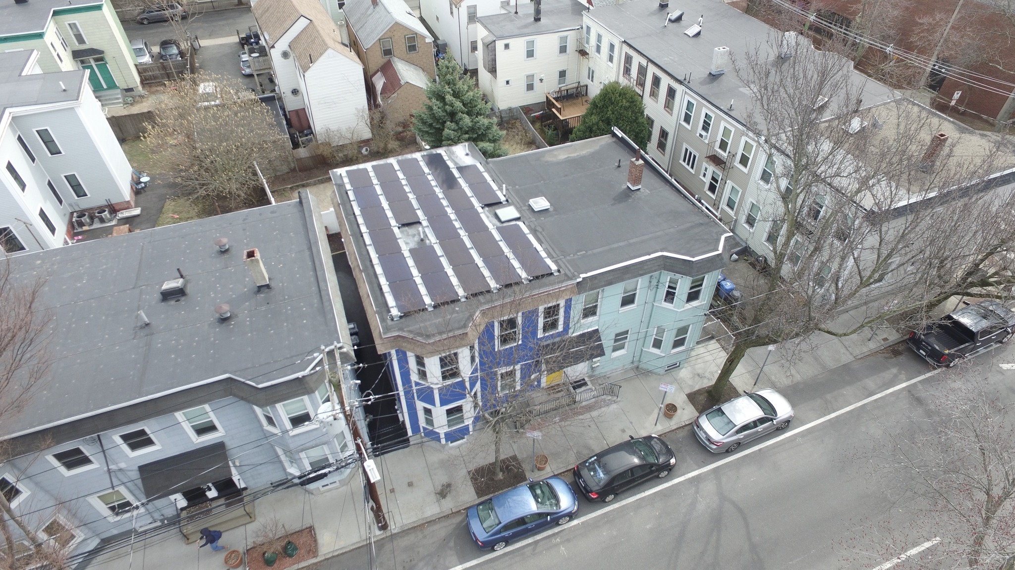 Residential solar installation on South Shore Massachusetts home by Solar Dave