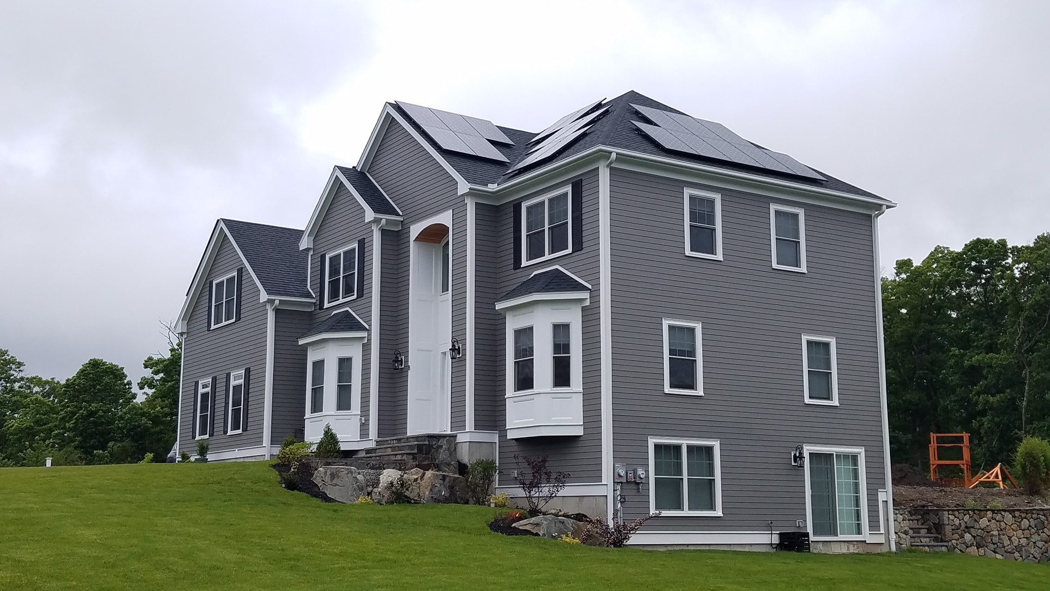 Residential solar installation on South Shore Massachusetts home by Solar Dave