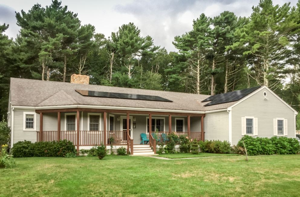 Residential solar installation on South Shore Massachusetts home by Solar Dave