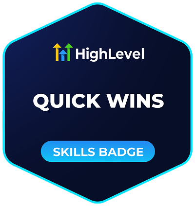 Quick Wins Skills Badge
