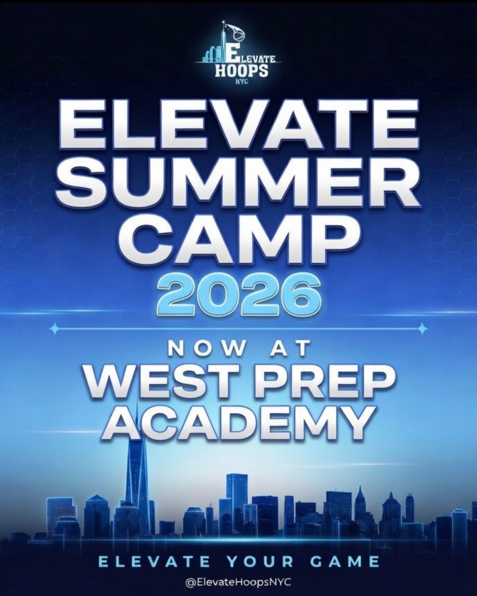Elevate Summer Camp 2026 Flyer