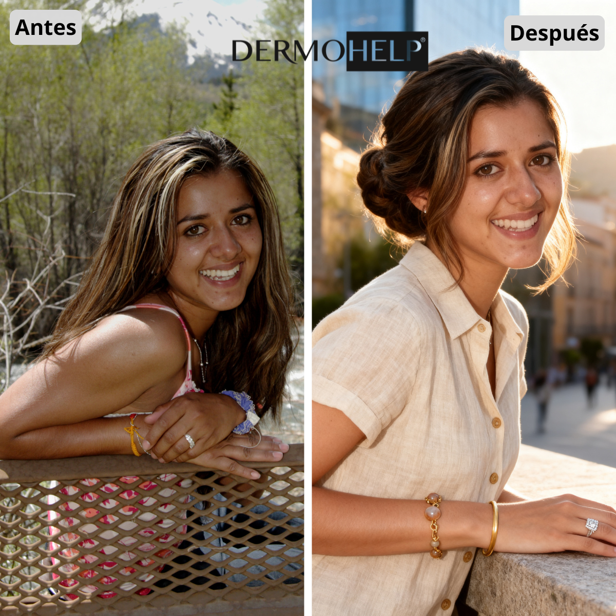 Antes y después de Camila Duarte