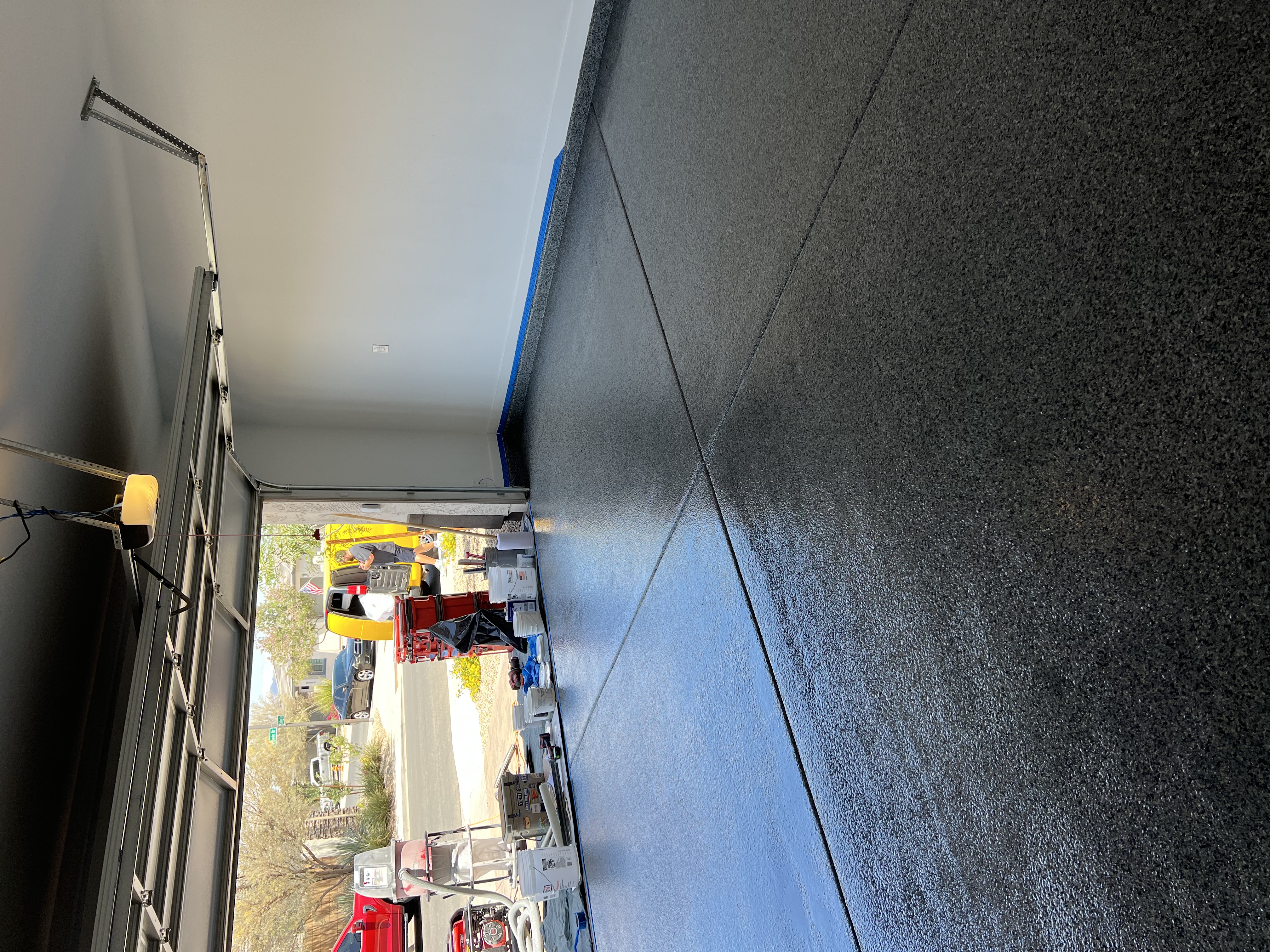 Fresh Epoxy Installation
