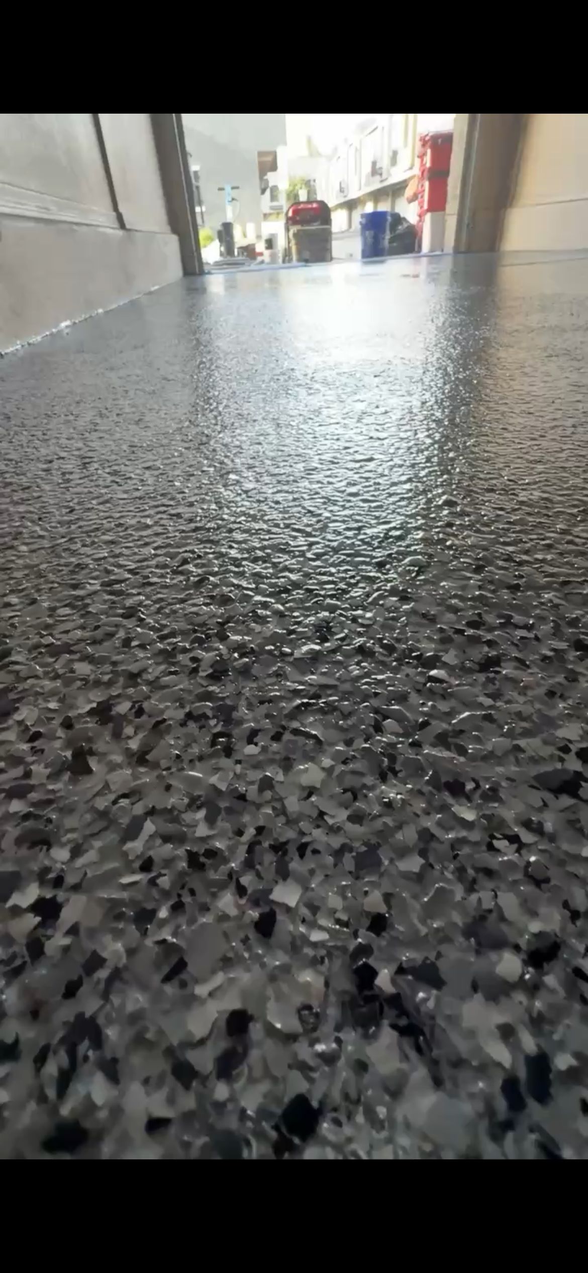 Flake Finish Close-Up