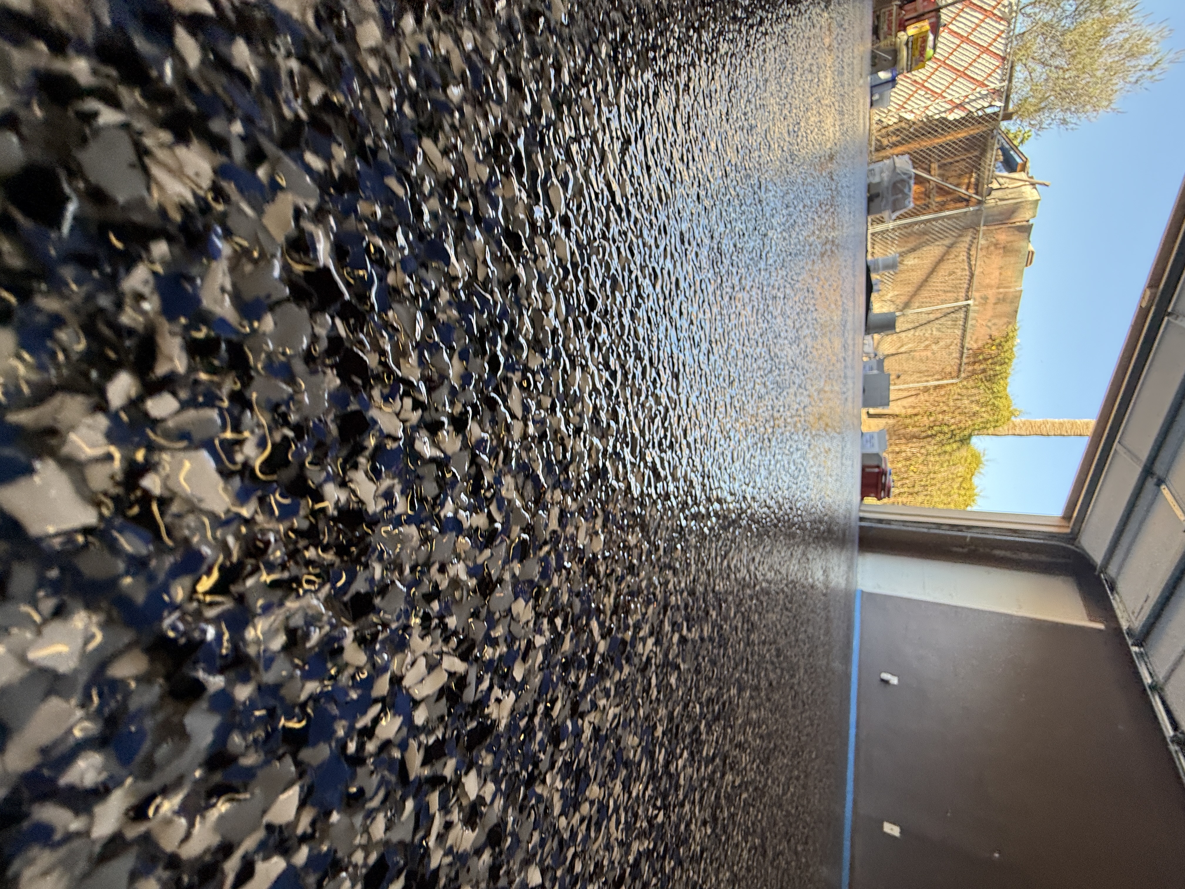 Glossy Flake Floor