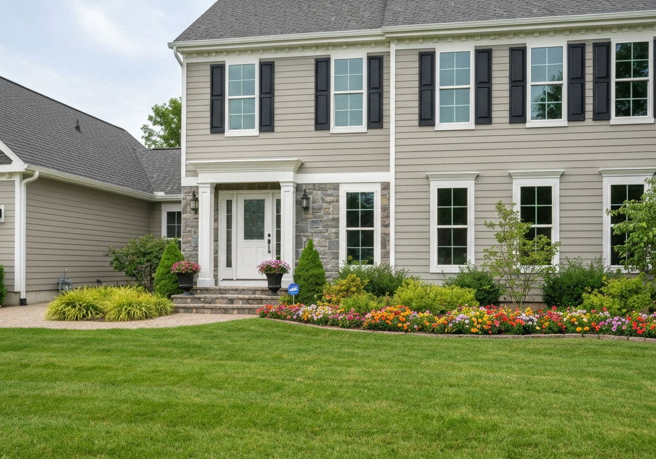 Beautiful home exterior