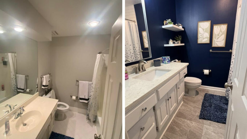 Bathroom Remodel Before & After