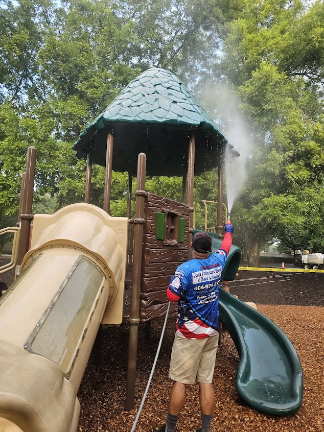 Josh Pressure Washing team at work