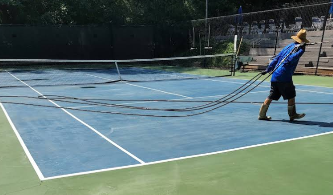 Tennis Court Pressure Washing — Safe, Effective Surface Restoration