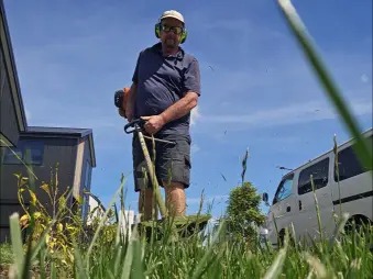 Weed eating