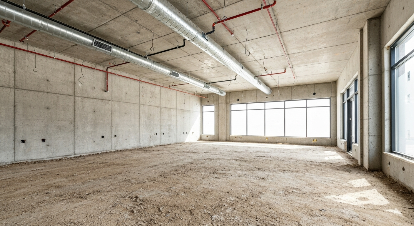 Before construction of Fine Dining Restaurant