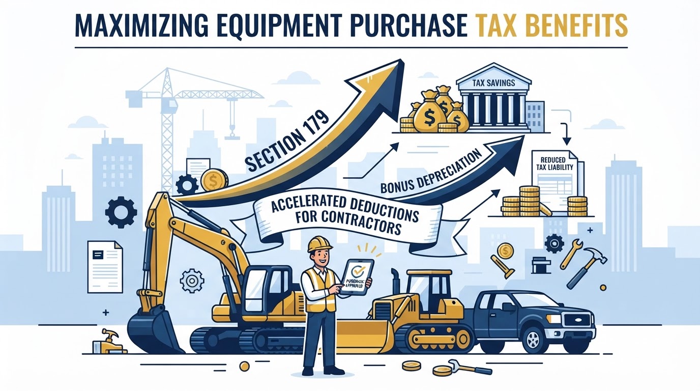 Section 179 and bonus depreciation comparison for construction contractors