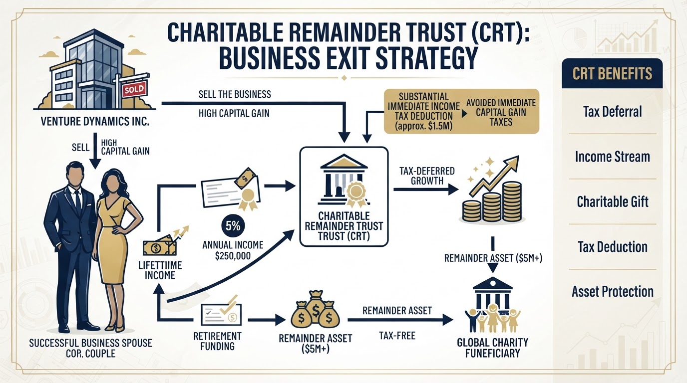 Charitable Remainder Trust in a business exit